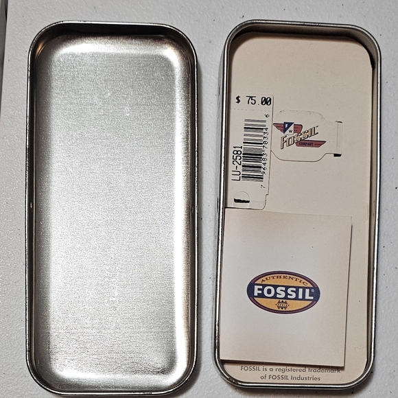 Fossil LU-2581 Vintage 1996 Star Master Leather Band Watch Good Condition - Picture 4 of 8